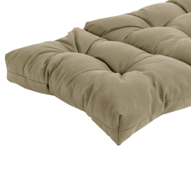QILLOWAY Indoor/Outdoor Chaise Lounge Cushion,Spring/Summer Seasonal All Weather Replacement Cushions. (Beige/Sand/Camel) - Image 4